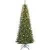 Image de Sapin De Noël Artificiel Led X 350 Blanc Chaud Ou Multicolore H.210 Cm Vert