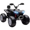 Image de Quad Électrique Enfant 24v Max. 6,5km/h Port Usb, Mp3 Effets Lumineux Noir
