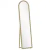 Image de Miroir sur pied et mural pleine longueur 40 x 160 cm cadre pied effet pierre