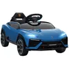 Image de Voiture électrique enfant - AIYAPLAY - 12V avec télécommande 24G et 2 moteurs vitesse max. 4 km/h - 1015 x 49 x 43 cm - bleu