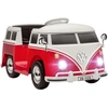 Image de Voiture Électrique Enfant Volkswagen Combi T1 2 Moteurs 12v Nombreux Effets Blanc Rouge