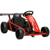 Image de Voiture électrique enfant formule 1 - 2 moteurs 24 v - 13 kmh max. - ceinture sécurité 2 points - noir rouge