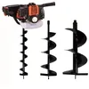 Image de GT GARDEN - Tarière thermique 52 cm3 - 3 CV + lot de 3 mèches (100 200 et 300 mm)