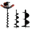 Image de GT GARDEN - Tarière thermique 52 cm3 3 CV + lot de 3 mèches (100 200 et 300 mm)