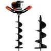 Image de GT GARDEN - Tarière thermique 52 cm3 + mèches 150 et 250 mm