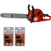 Image de Tronçonneuse Thermique 62 Cm3, 3.5 Cv, Guide 50 Cm, 2 Chaînes