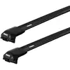 Image de Barres De Toit Volkswagen Tiguan (11/07-03/16) Thule Wingbar Edge Black Alu