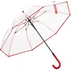 Image de Parapluie canne transparent - FARE - FP7112 - Baleinage en fibre de verre - Ouverture automatique - Windproof