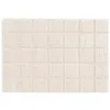 Image de Tapis rectangulaire à poils longs style shaggy écru 160 x 230 cm Chessy - Oviala