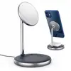 Image de Support Chargeur Induction Sans Fil Magsafe Tiger Power By Muvit Gris