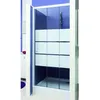 Image de Paroi de douche frontale coulissante - ONDEE MISSI - Verre trempé blanc - 100 cm