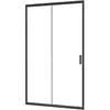 Image de ONDEE ZEN Porte de douche NAPA - Coulissante - Finition Noir - 140x195cm