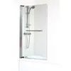 Image de ONDEE ZEN Pare-baignoire SANDRA 1V - Paroi 80x140x04cm - Verre trempé - Finition chromé