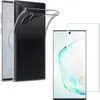 Image de Coque pour Samsung Galaxy NOTE 10 PLUS + Verre Trempe - Protection Silicone Souple Ultra Mince Film Protection Ecran [Phonillico®]