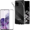Image de Coque pour Samsung Galaxy S20 ULTRA + Verre Trempe Bord Noir - Protection Silicone Souple Film Vitre Protection Ecran Phonillico®
