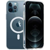 Image de Coque Pour Iphone 12 Pro (6,1") - Silicone Transparent Avec Cercle Magnétique Intégré Phonillico®