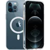 Image de Coque pour iPhone 12 PRO (6 1) - Silicone Transparent avec Cercle magnétique intégré Phonillico®
