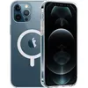 Image de Coque pour iPhone 13 PRO MAX (6 7) - Silicone Transparent avec Cercle magnétique intégré Phonillico®