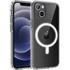 Image de Coque pour iPhone 13 MINI (5 4) - Silicone Transparent avec Cercle magnétique intégré Phonillico®