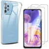 Image de Coque Pour Samsung Galaxy A23 Et 2 Verres Trempé Film Protection Ecran Phonillico®