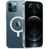 Image de Coque Pour Iphone 14 Pro Max - Silicone Transparent Avec Cercle Magnétique Intégré Phonillico®