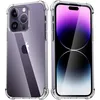 Image de Coque Pour Iphone 15 Pro Max - Antichoc Protection Silicone Souple Transparent Phonillico®