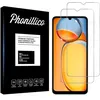 Image de Verre Trempé - Phonillico® - Xiaomi Redmi 13C - Pack de 2 - Résistant aux rayures - Transparent