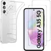Image de Coque Pour Samsung Galaxy A35 5g Et 2 Verres Trempé Film Protection Ecran Phonillico®