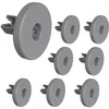 Image de Roues lave-vaisselle universelles pour panier inférieur [Lot 8] Pièces de rechange compatible avec AEG Candy Electrolux Faure Ikea