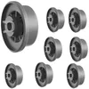 Image de Roues de lave-vaisselle universelles pour panier inférieur [Lot 8] Pièces de rechange compatible avec Bosch / Siemens