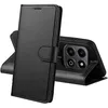 Image de Coque pour Honor X6b - Portefeuille Noir Rabat Clapet Aimanté Rangement Cartes Phonillico®