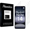 Image de Verre Trempé Pour Xiaomi Redmi Note 14 [pack 4] Film Vitre Protection Ecran Phonillico®