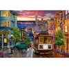 Image de Puzzle - Bluebird - San Francisco Trolley - 1000 pièces - Multicolore - Voyage et cartes