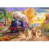 Image de Bluebird Puzzle Puzzle Following The Train - 1000 Pièces Coloré