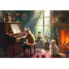 Image de Bluebird Puzzle Puzzle Chat Feline Concerto - 1000 Pièces
