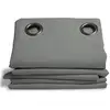 Image de Rideau thermique occultant oeillets gris mc704 140l x 260h