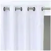 Image de Voilage thermique oeillets blanc mc720 140l x 240h