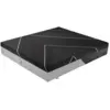 Image de Matelas naturel 160x200 cm - mousse bambou-charbon - ressorts ensachés - accueil moelleux PREMIUM