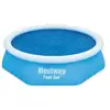Image de Bestway Bâche À Bulles Ronde 240 Cm Pour Piscine Fast Set Ø274 Cm
