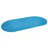 Image de Bestway Bâche À Bulles Ovale 466 X 280 Cm Pour Piscine Power Steel 488 X 305 Cm