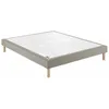 Image de Sommier Epeda CONFORT MEDIUM DECO NATURE 150x190 Carré Ecru