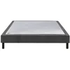 Image de Sommier Epeda CONFORT MEDIUM DECO NATURE 180x200 Tissu gris foncé Lattes