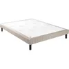 Image de Sommier tapissier EPEDA NATURE - Confort ferme - Gris jean foncé - 140x190