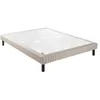 Image de Sommier Nature confort ferme 15 cm - Epeda jean gris foncé 160x200