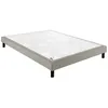 Image de Sommier Epeda CONFORT FERME DECO NATURE 90x190 Gris souris Lattes