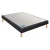 Image de Merinos Stylo Bleu Nuit Sommier Tapissier 100x190 Cm Ferme 14 Cm 12 Lattes Rigides