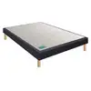 Image de Sommier Tapissier Merinos Stylo Bleu Nuit 120x190 Cm Confort Ferme 1 Place 14 Cm