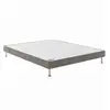 Image de Sommier Tapissier Robusto Tissu Taupe 80 X 190 Cm Bultex