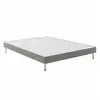Image de Sommier Tapissier Bultex Robusto Grège Ferme 2 Places 2x80x190 Cm Gris