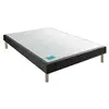 Image de Sommier tapissier 2 places stylo anthracite 140x200 cm 14 cm 7752750